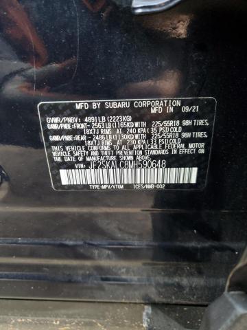 JF2SKALC8MH590648 Subaru Forester Sport