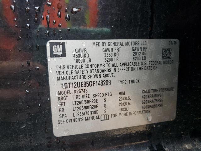 1GT12UE85GF148298 GMC Sierra K2500 Denali
