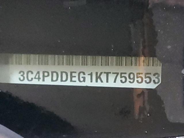3C4PDDEG1KT759553 Dodge JOURNEY GT