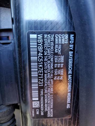 WBY8P4C51K7E71731 BMW I3 REX