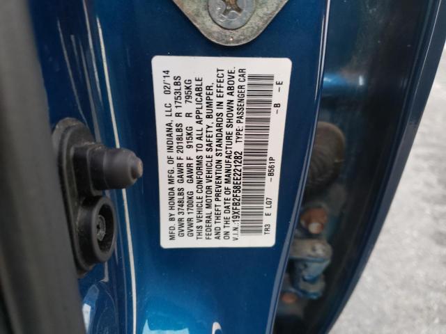 19XFB2F58EE221282 Honda Civic Lx