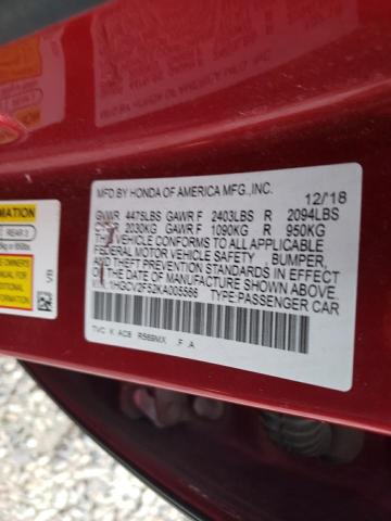 1HGCV2F52KA005566 Honda ACCORD EXL