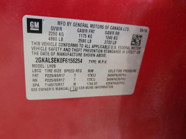 2GKALSEK0F6156254 GMC Terrain Slt