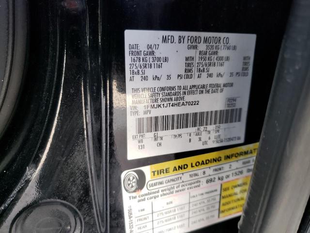 1FMJK1JT4HEA70222 Ford Expedition El Xlt