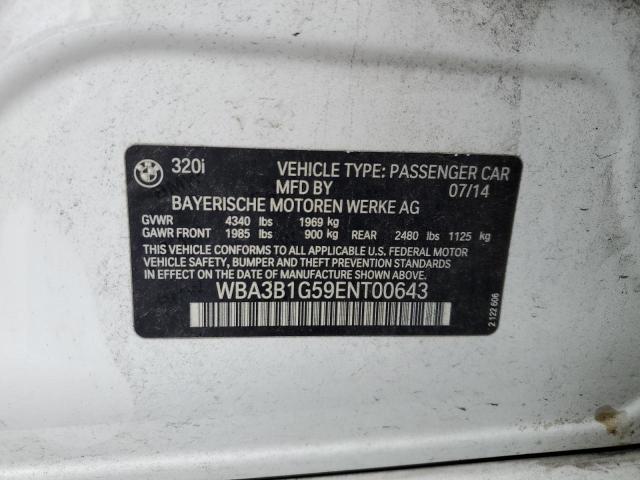WBA3B1G59ENT00643 BMW 320 I