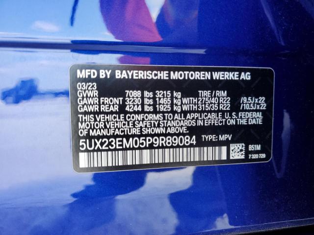 5UX23EM05P9R89084 BMW X7 Xdrive40i