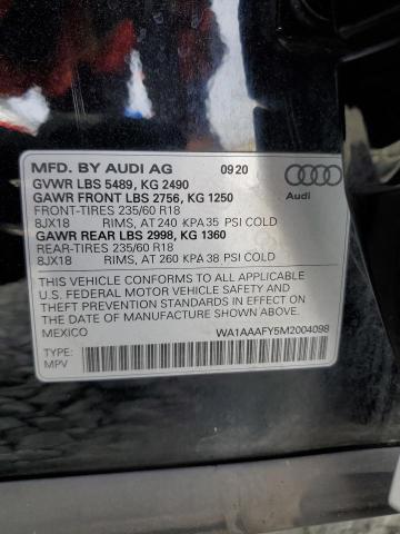 WA1AAAFY5M2004098 Audi Q5 PREMIUM
