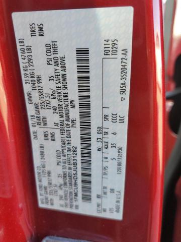 1FMCU9HD5JUB31282 Ford ESCAPE SEL