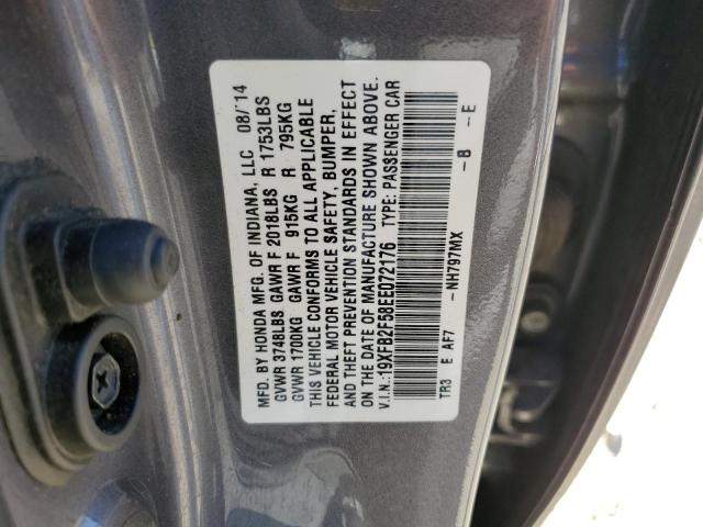 19XFB2F58EE072176 Honda Civic Lx