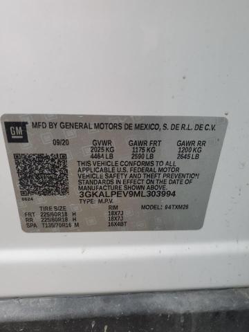 3GKALPEV9ML303994 GMC Terrain Slt