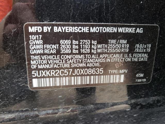 5UXKR2C57J0X08635 BMW X5 Sdrive35i