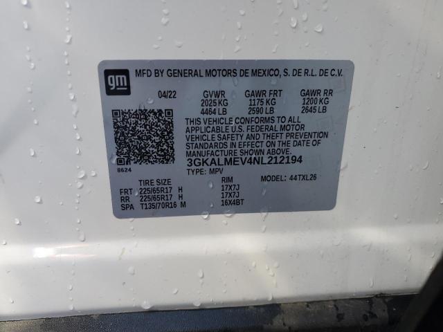 3GKALMEV4NL212194 GMC Terrain Sle