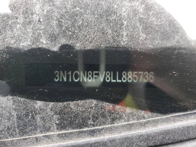 3N1CN8FV8LL885736 Nissan VERSA SR