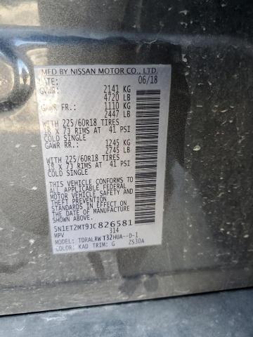 5N1ET2MT9JC826581 Nissan Rogue Sv Hybrid
