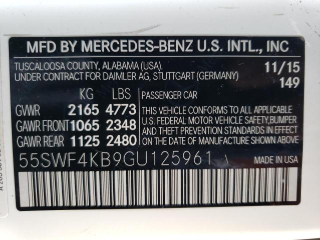 55SWF4KB9GU125961 Mercedes-Benz C 300 4matic