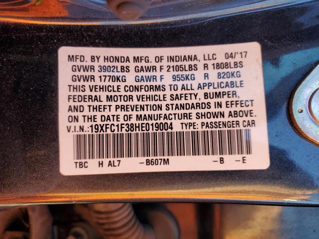 19XFC1F38HE019004 Honda CIVIC EX