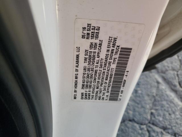 5FPYK2F6XHB001777 Honda Ridgeline Rtl