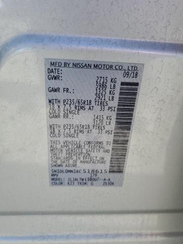5N1DL0MN1KC518615 Infiniti QX60 LUXE