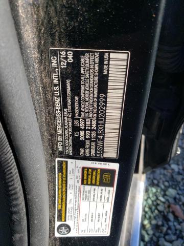 55SWF4JBXHU202999 Mercedes-Benz C 300