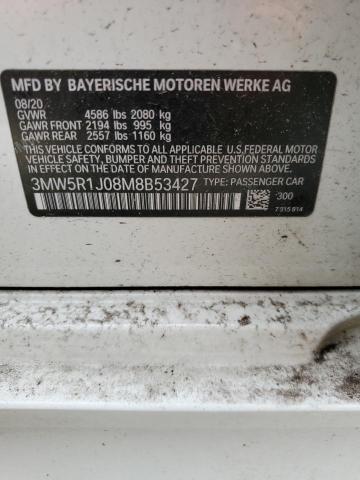 3MW5R1J08M8B53427 BMW 330I