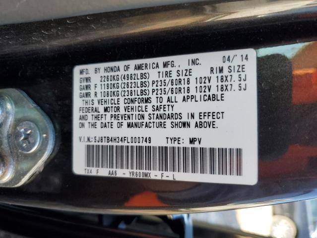 5J8TB4H34FL000749 Acura RDX