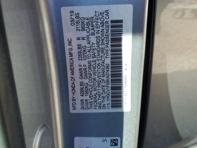 1HGCV1F55KA074360 Honda ACCORD EXL