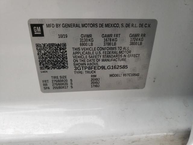 3GTP8FED9LG162585 GMC Sierra C1500 Denali