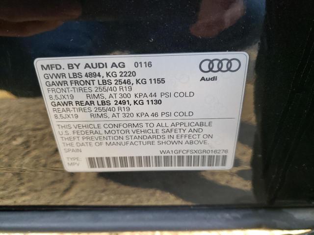 WA1GFCFSXGR016276 Audi Q3 Prestige