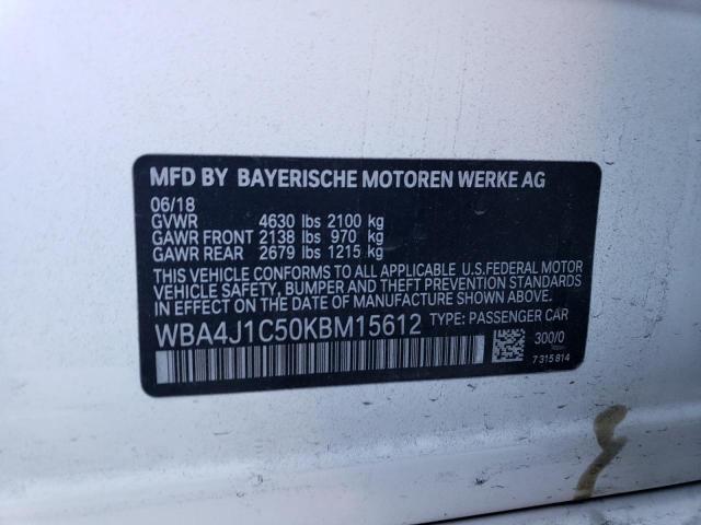 WBA4J1C50KBM15612 BMW 430i Gran Coupe