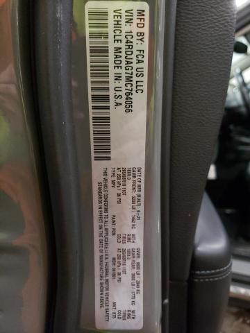 1C4RDJAG7MC764056 Dodge Durango Sxt