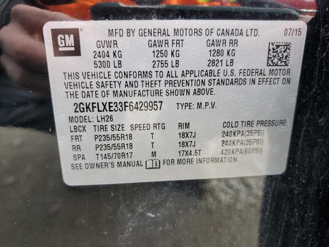 2GKFLXE33F6429957 GMC Terrain Slt