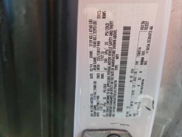 1FMCU9GX7EUC76678 Ford ESCAPE SE