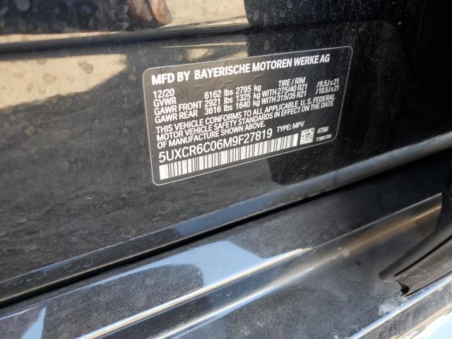 5UXCR6C06M9F27819 BMW X5 Xdrive40i