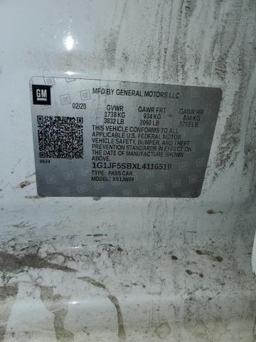 1G1JF5SBXL4116519 Chevrolet Sonic Premier