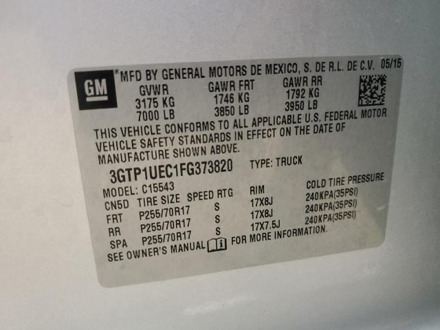 3GTP1UEC1FG373820 GMC Sierra C1500 Sle