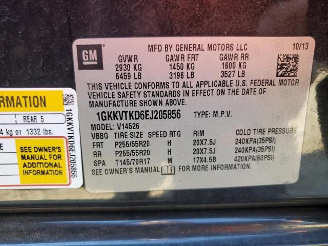 1GKKVTKD6EJ205856 GMC Acadia Denali