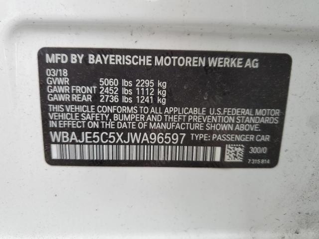 WBAJE5C5XJWA96597 BMW 540 I