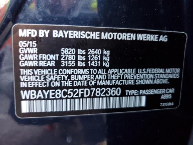 WBAYE8C52FD782360 BMW 750 LI