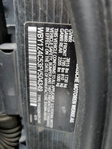 WBY1Z4C53FV504349 BMW I3 REX