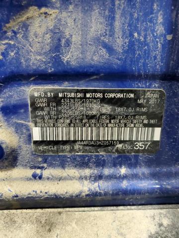 JA4AR3AU3HZ057159 Mitsubishi Outlander Sport Es