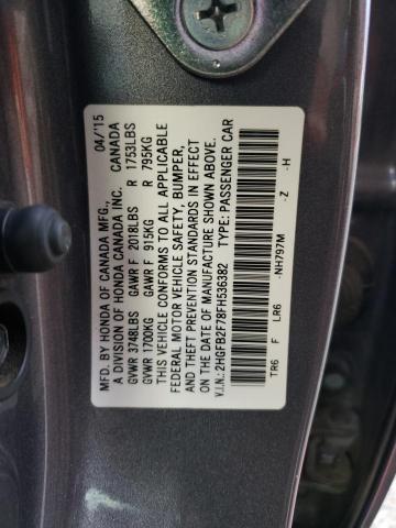 2HGFB2F78FH536382 Honda CIVIC SE