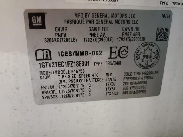 1GTV2TEC1FZ188391 GMC Sierra K1500