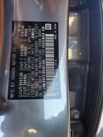 JHMCR6F31HC001304 Honda ACCORD HYBRID