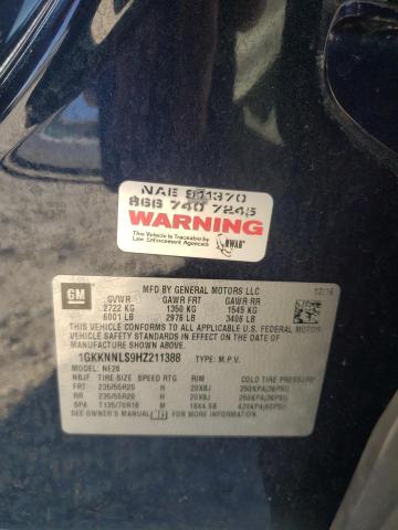 1GKKNNLS9HZ211388 GMC Acadia Slt-2