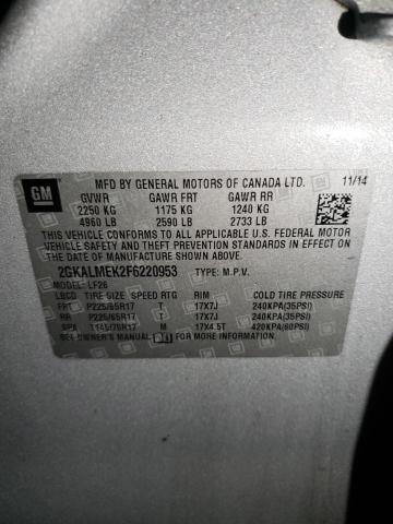 2GKALMEK2F6220953 GMC Terrain Sle