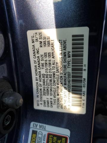 2HKRM4H32EH672007 Honda CR-V LX