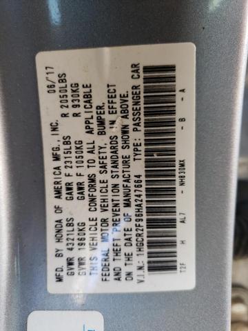 1HGCR2F96HA247664 Honda ACCORD EXL