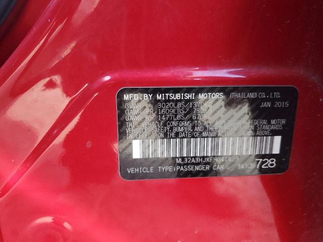 ML32A3HJXFH041429 Mitsubishi MIRAGE DE