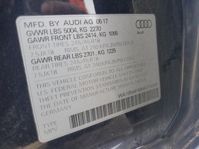 WA18NAF48HA174869 Audi A4 Allroad Premium Plus
