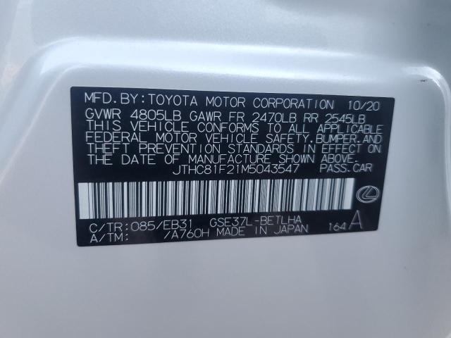 JTHC81F21M5043547 Lexus IS 300